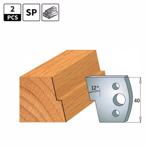 Profielmessen voor profielfreeskop I=40mm profiel 27