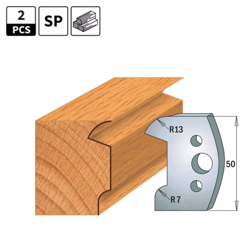 Profielmessen voor profielfreeskop I=50mm profiel 518