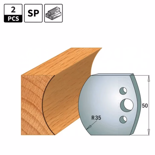 Profielmessen voor profielfreeskop I=50mm profiel 545