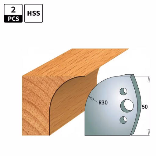 Profielmessen HSS 18% voor profielfreeskop · 690.563H