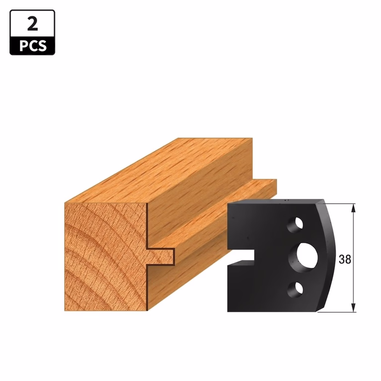 Begrenzer voor profielfreeskop I=38mm profiel 17