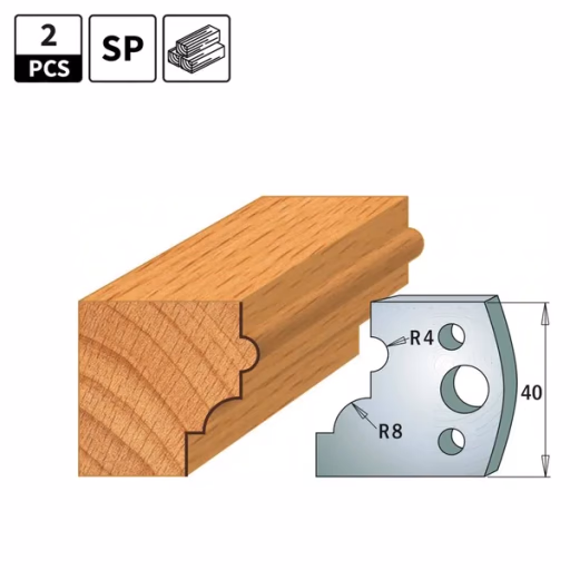 Profielmessen voor profielfreeskop I=40mm profiel 24
