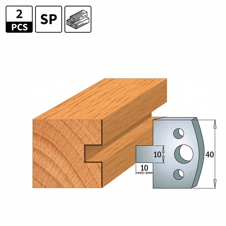 Profielmessen voor profielfreeskop I=40mm profiel 91