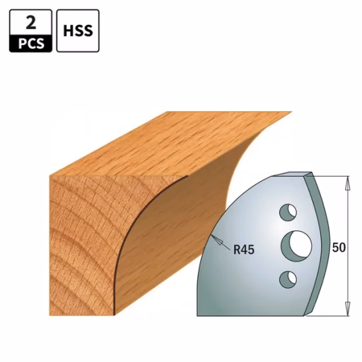 Profielmessen HSS 18% voor profielfreeskop · 690.566H