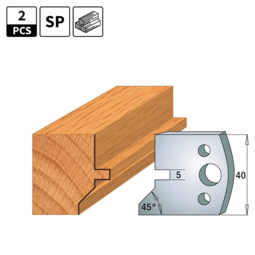 Profielmessen voor profielfreeskop I=40mm profiel 83