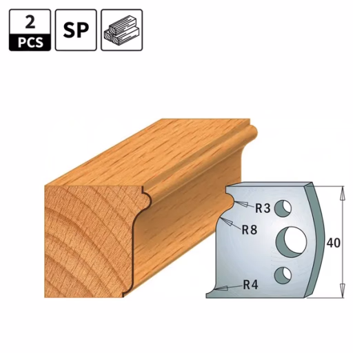 Profielmessen voor profielfreeskop I=40mm profiel 110