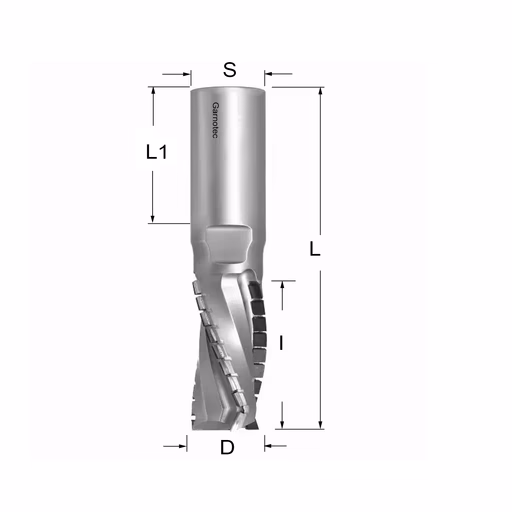 Diamantfrees negatieve PCD Z3+1 Turbo D=25mm L=110mm I=45mm (26+1 PCD) · 143.553.61