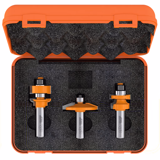 3-delige mini-deurenfrezenset, HW S=1/2" Z2