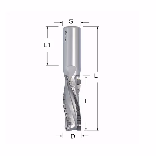 Diamantfrees negatieve PCD Z3+1 Turbo D=20mm L=116mm I=55mm (31+1 PCD)