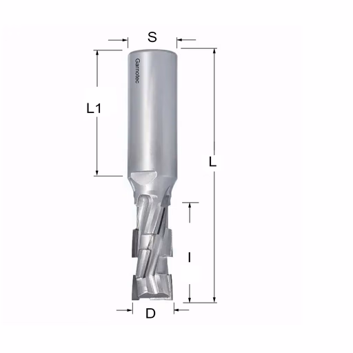 Diamantfrees PCD Z2+2 Nesting D=16mm L=95mm I=35mm (8 PCD+1 HM)