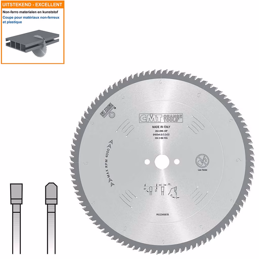 Cirkelzaag voor non-ferro metalen D=400mm K=4mm P=3,2mm Z96