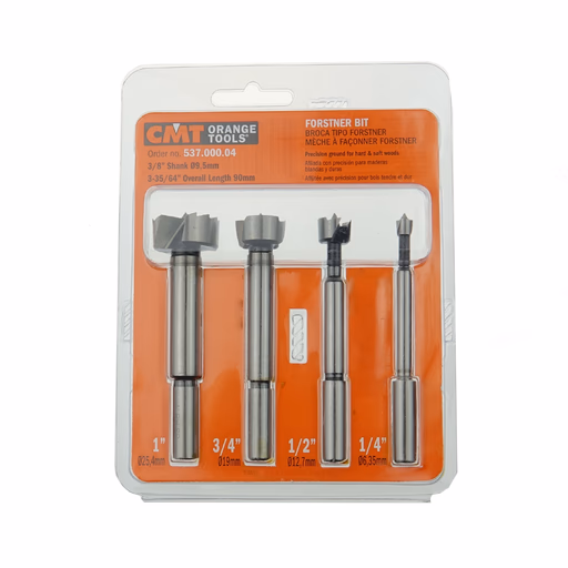 Set van 4 forstnerboren S=9,5mm L=90mm