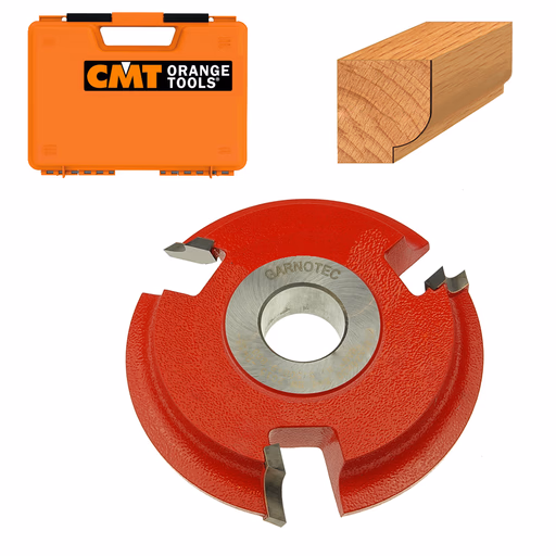Holle HW-afrondfrees met gesoldeerde snijplaten D=140mm Hd=45mm R=20mm Z3