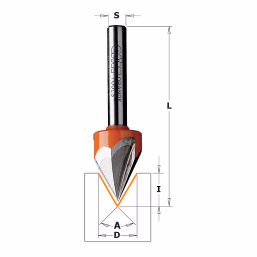 Laser point frees 60°, HW S=8mm L=57mm I=11mm
