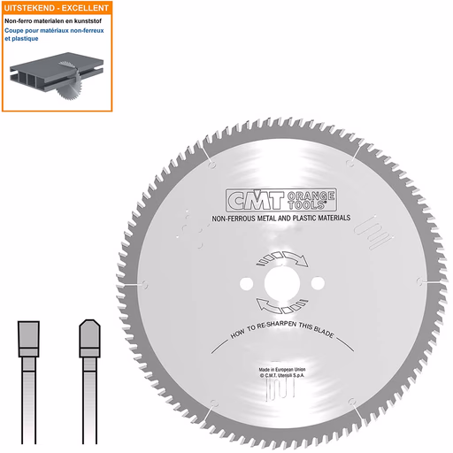 Cirkelzaag voor non-ferro metalen D=500mm K=4,3mm P=3,5mm Z120 · 284.120.20P
