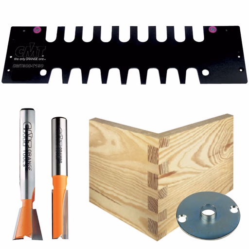 Open zwaluwstaart zwaluwstaartmal SET · CMT300-T129-SET