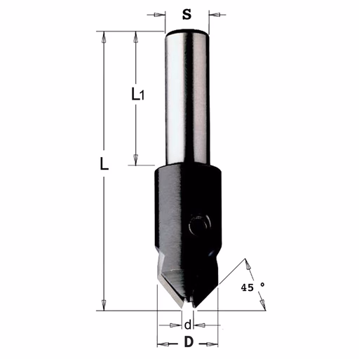 Verzinker, rechts D=16mm S=10mm L=55mm · 521.025.11