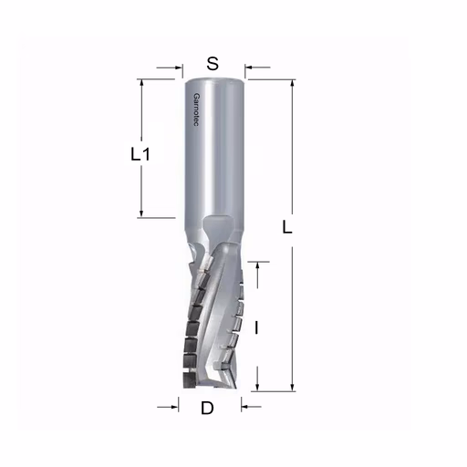 Diamantfrees negatieve PCD Z3+1 Turbo D=20mm L=97mm I=40mm (22+1 PCD)
