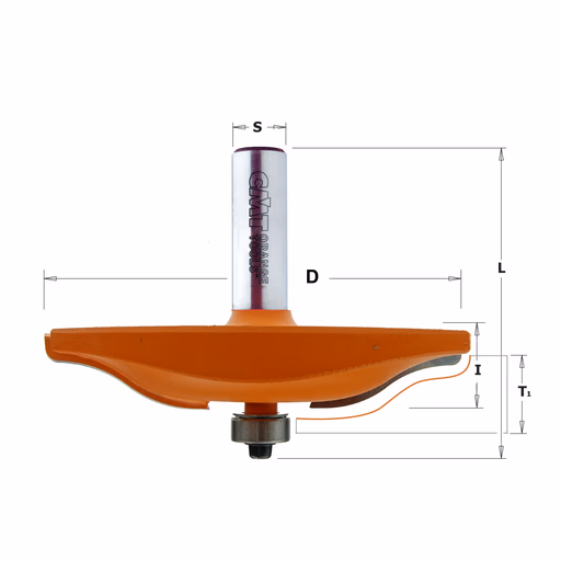 Horizontale bossingfrees, HW D=89mm S=12mm L=64mm I=15mm · 990.504.11