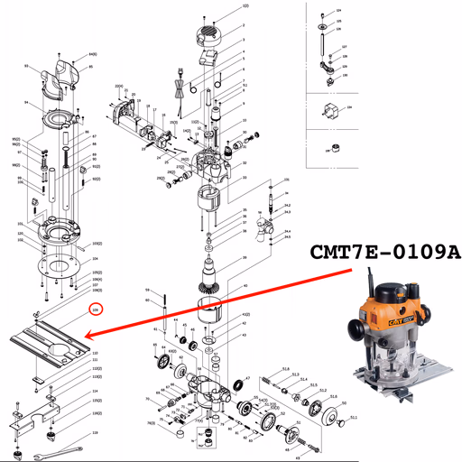 107 to 111_FENCE PLATE & CIRCLE CUTTER ASSEMBLY