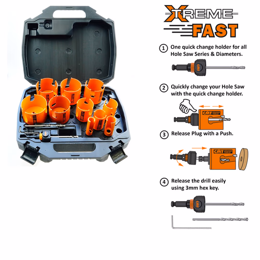 10-delige multi-construct gatzagenset in koffer · 550X-SET10G