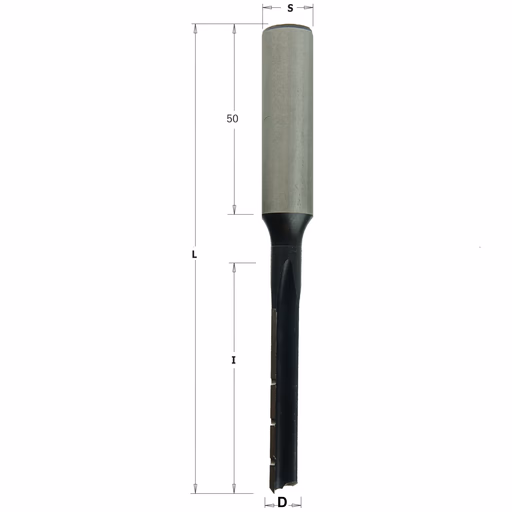 Langgatboor, rechts D=8mm S=16mm L=115mm I=60mm