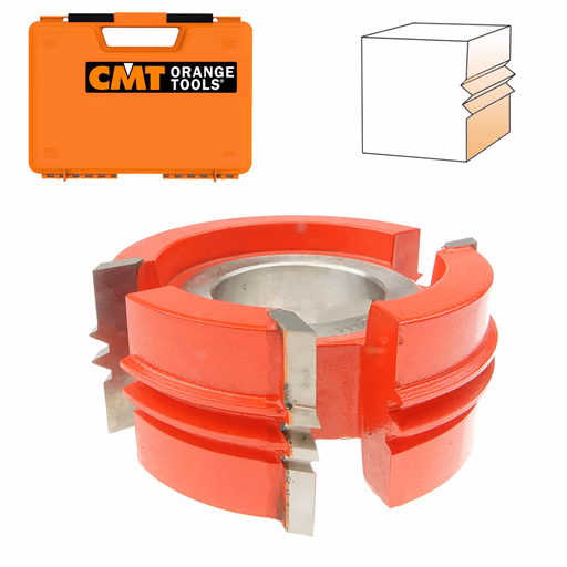 Korte driehoekverlijmfrees in HW D=140mm B=50mm Hd=5mm Z3 · TE503.01.50.Z3