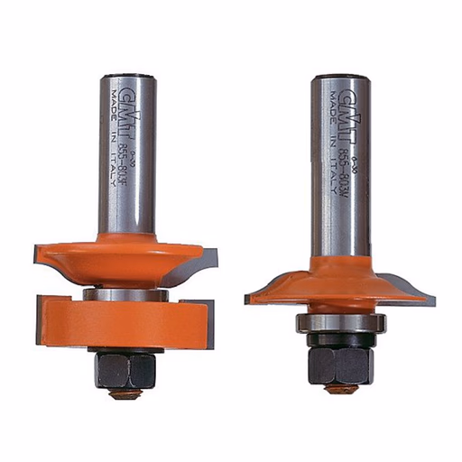 Glaspaneelset 2-delig. (zonder groeffrees D=54 I=3mm), HW D=41,2mm S=12mm