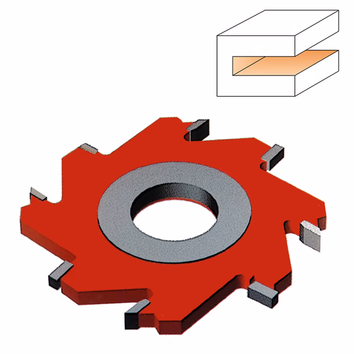Vaste groeffrees met voorsnijders in HW D=160mm B=50mm Hd=45mm · TE301.27.50.Z4+4