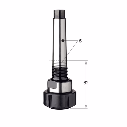 Spantanghouder MK2 S=20x14Fx1 L1=62mm