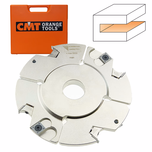 Verstelbare groeffrees D=250mm B=30mm Hd=57mm Z3+3 · 02105.250.08.30