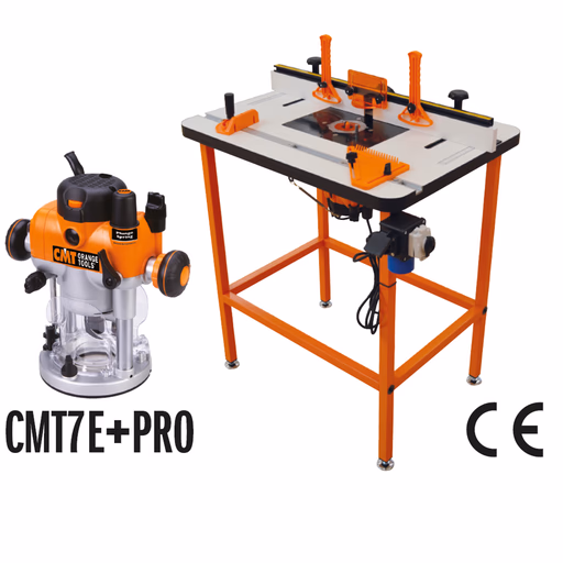 CMT complete freestafel met 2400 W bovenfrees – semi‑professionele set