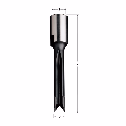Slotkastenfrees D=10, rechts L=100mm