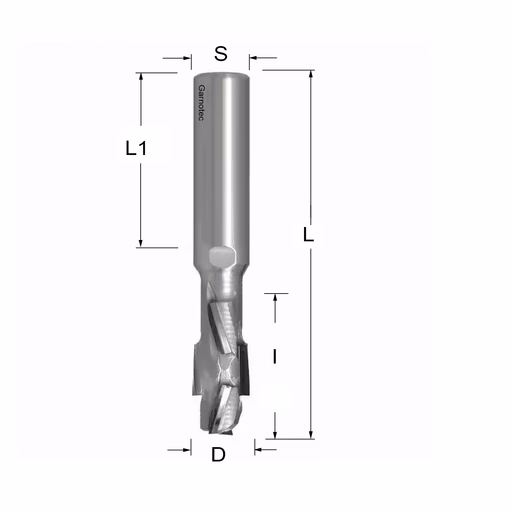 Diamantfrees PCD Z2+2 Nesting PRO D=12mm S=12mm L=78mm I=25mm