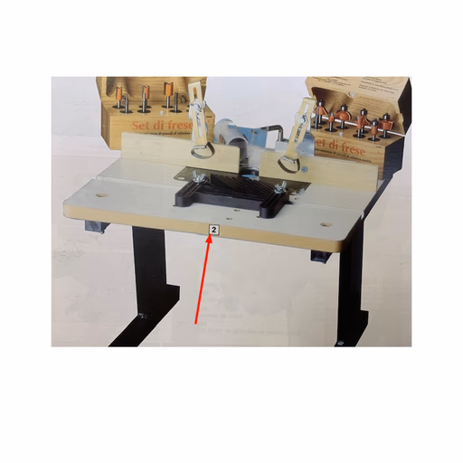 Werktafel 430x400 mm in MDF, dikte 20mm