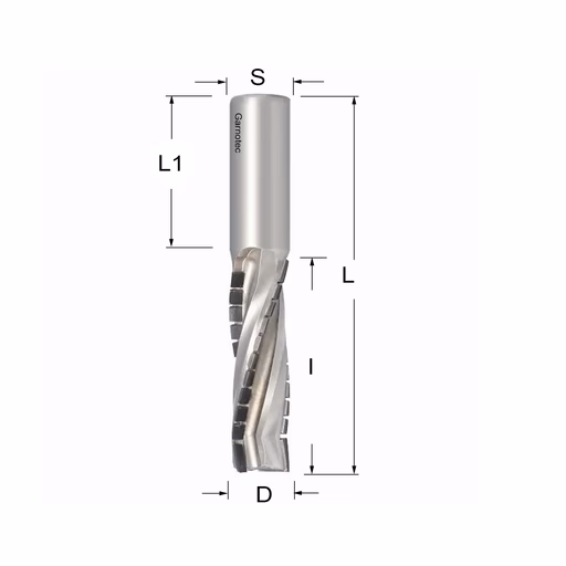 Diamantfrees negatieve PCD Z3+1 Turbo D=20mm L=124mm I=65mm (38+1 PCD) · 143.506.62