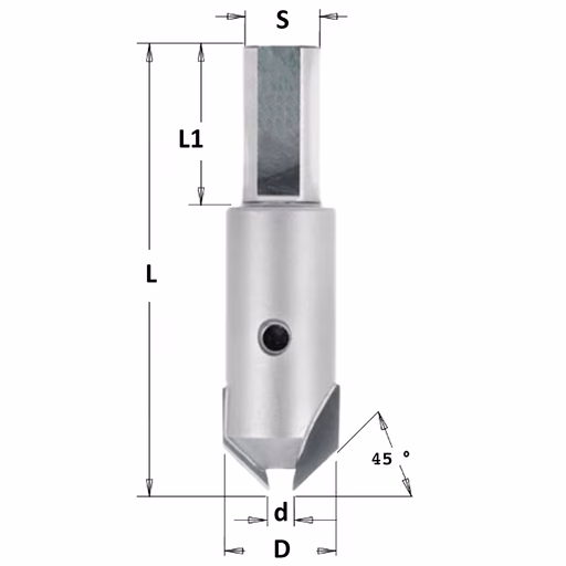 Verzinker, links D=16mm S=10mm · 521.040.12