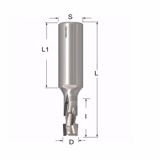 Diamantfrees PCD Z2+2 Nesting D=12mm L=88mm I=25mm (6 PCD+1 HM) · 142.123.62