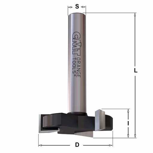 Vlakfrees met vaste HW plaketten D=25,4mm L=41mm I=6,35mm