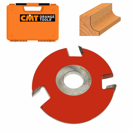 Bolle HW-afrondfrees met gesoldeerde snijplaten D=140mm Hd=45mm R=15mm Z3