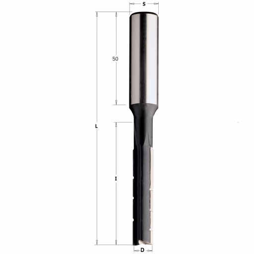 Langgatboor, links D=12mm S=16mm L=135mm I=80mm