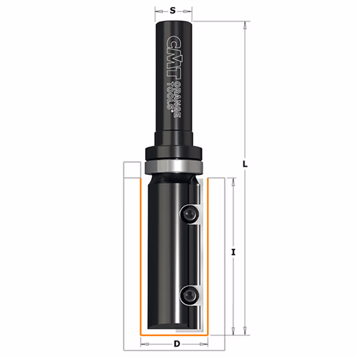 Rechte frees met wisselbare messen D=28mm S=12mm