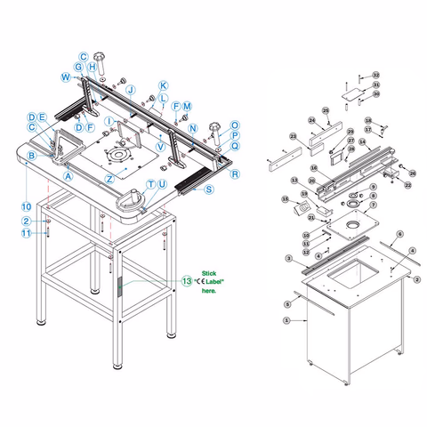 Machine onderdelen