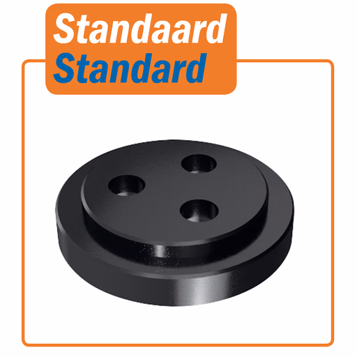 Flens met opstaande rand Ø30 mm D=40mm B=30mm