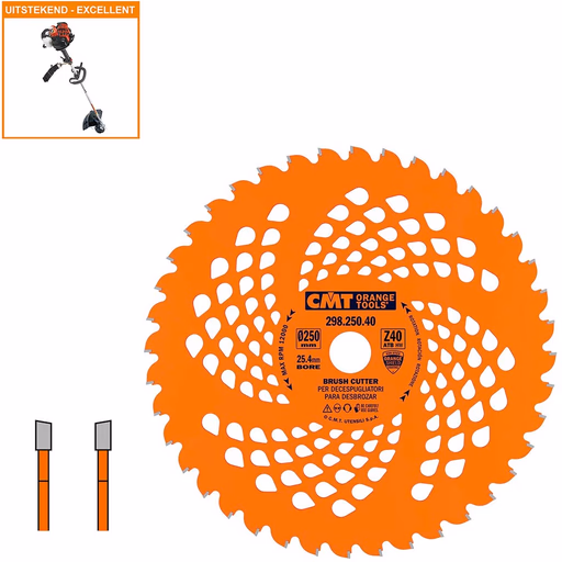 Snoeicirkelzaag met hardmetalen tanden B=25,4mm K=2mm P=1,4mm Z40