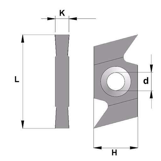 Dubbele groeftand K=6mm · 790.904.A1