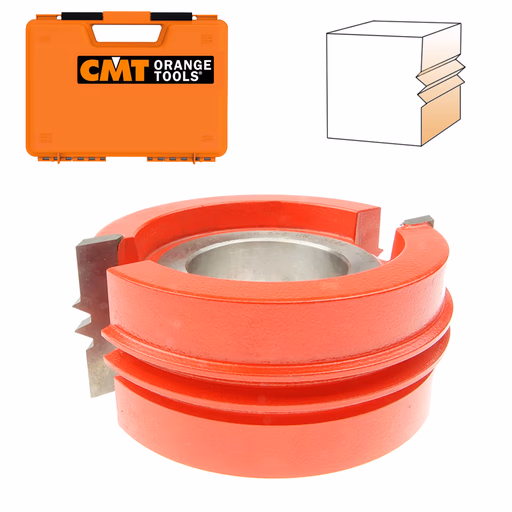 Korte driehoekverlijmfrees in HW D=120mm B=50mm Hd=5mm Z2 · TE503.01.50.Z2