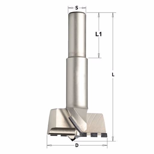 Cilinderkopboor PCD D=20, rechts L=70mm L1=25mm