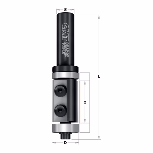 Rechte kantenfrees , HWM D=19mm S=8mm L=90mm I=30mm
