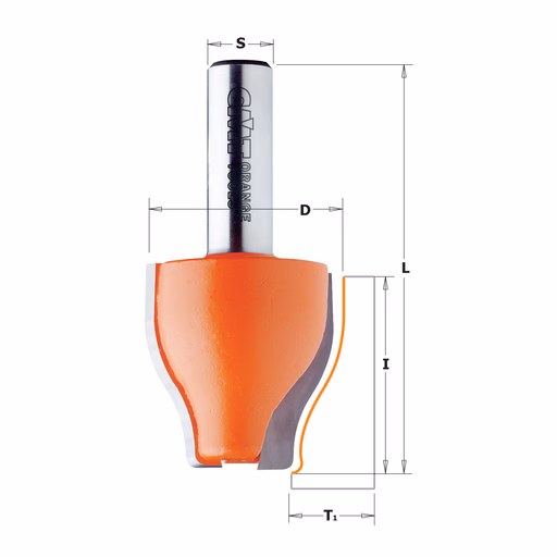 Verticale platbandfrees, HW D=38mm L=76,2mm I=38mm · 890.601.11